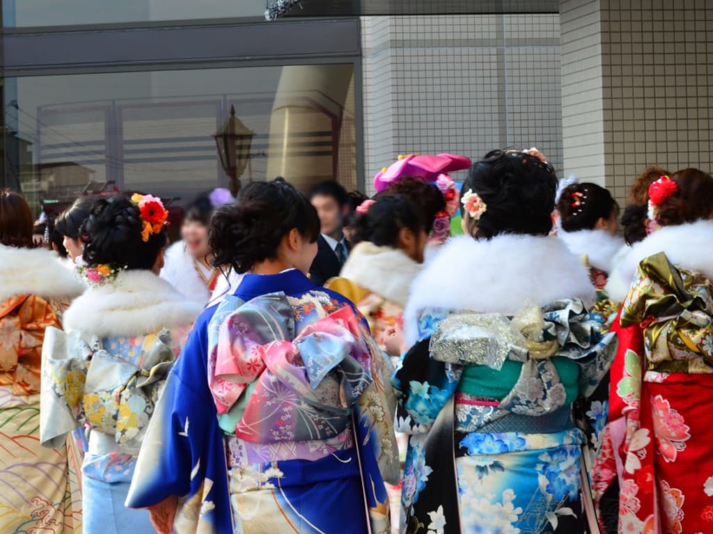 成人式の写真