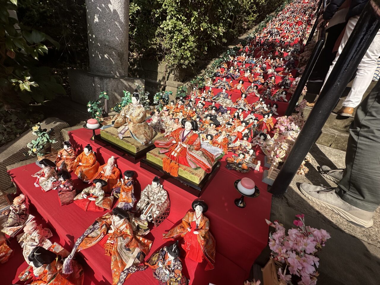 座間市座間神社ひな祭り