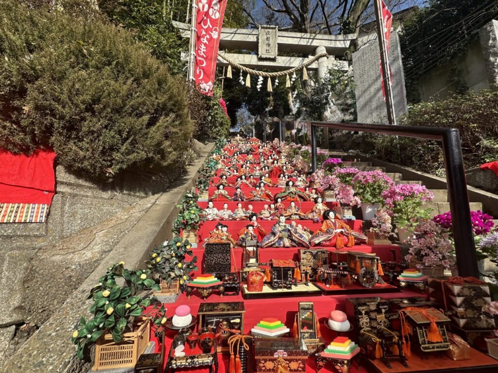 座間市座間神社ひな祭り