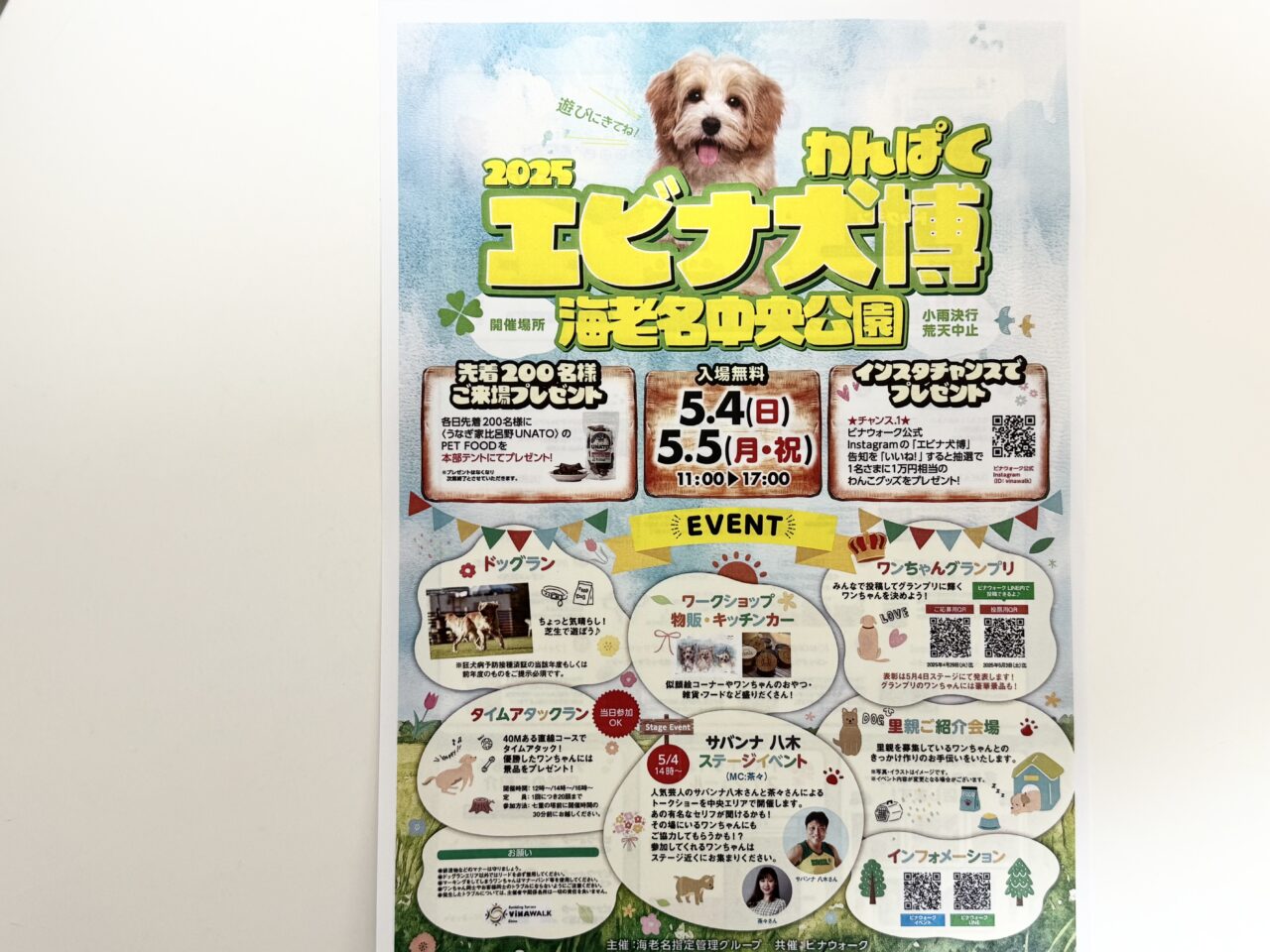 海老名市海老名中央公園エビナ犬博