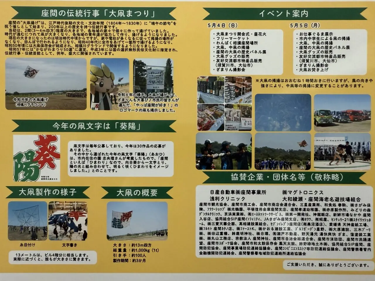座間市大凧まつり
