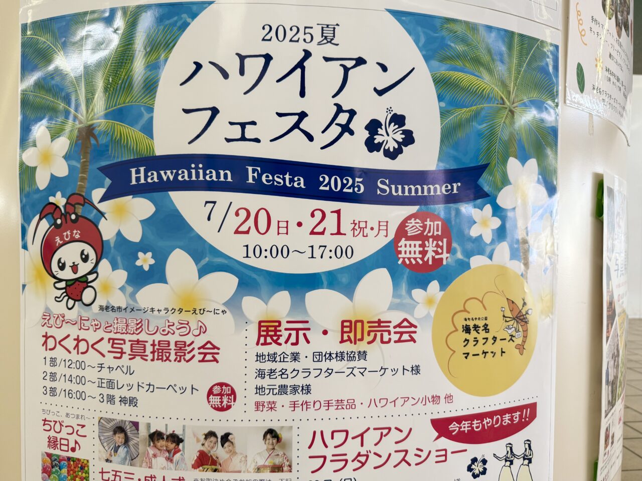 海老名市さウイング海老名でハワイワンフェスタ