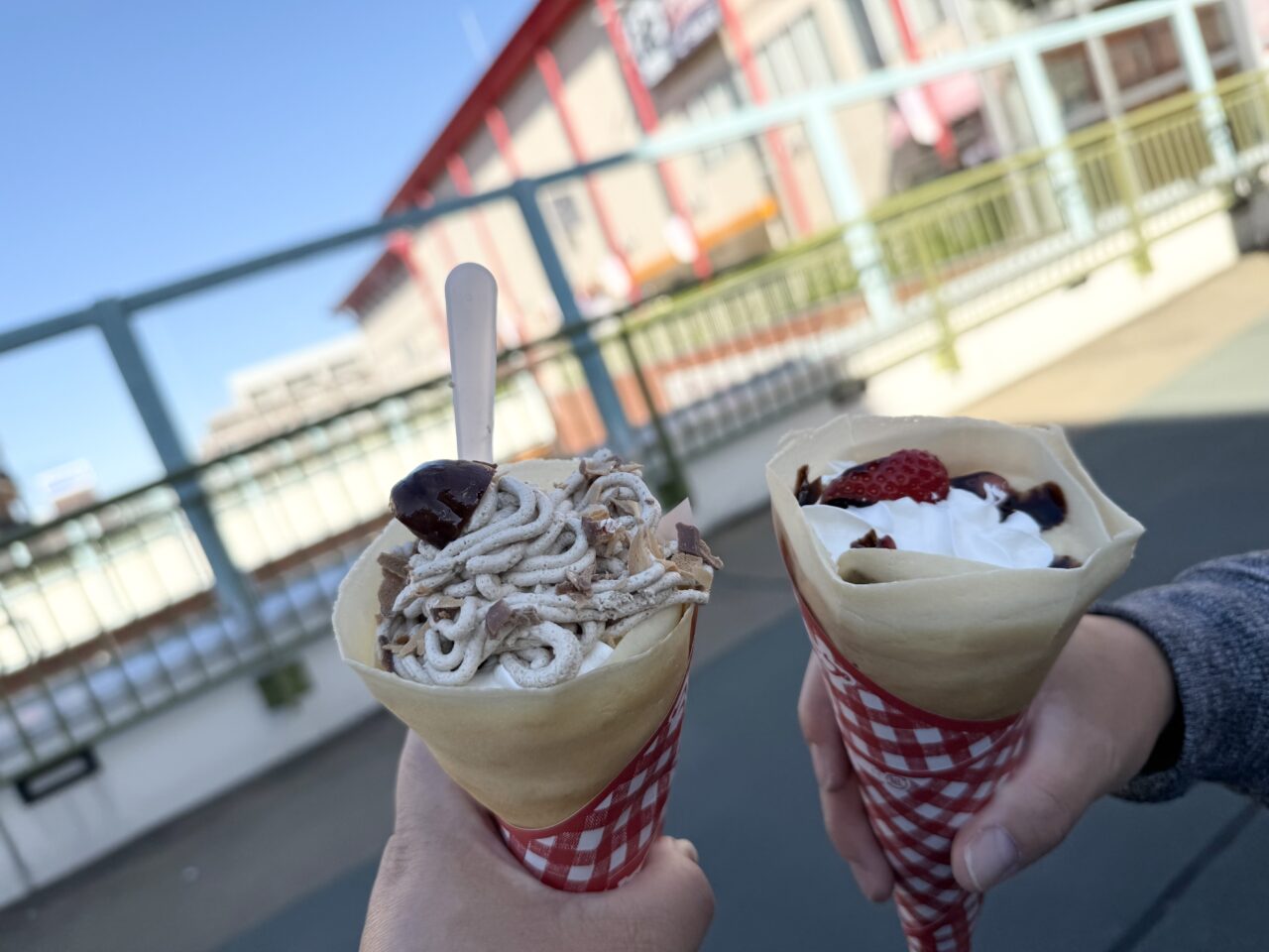 海老名市ビナウォーク、マリオンクレープビナウォーク海老名店のクレープ