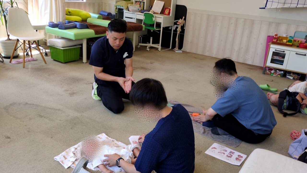 海老名市パパのためのベビーマッサージ教室すずらん整体院