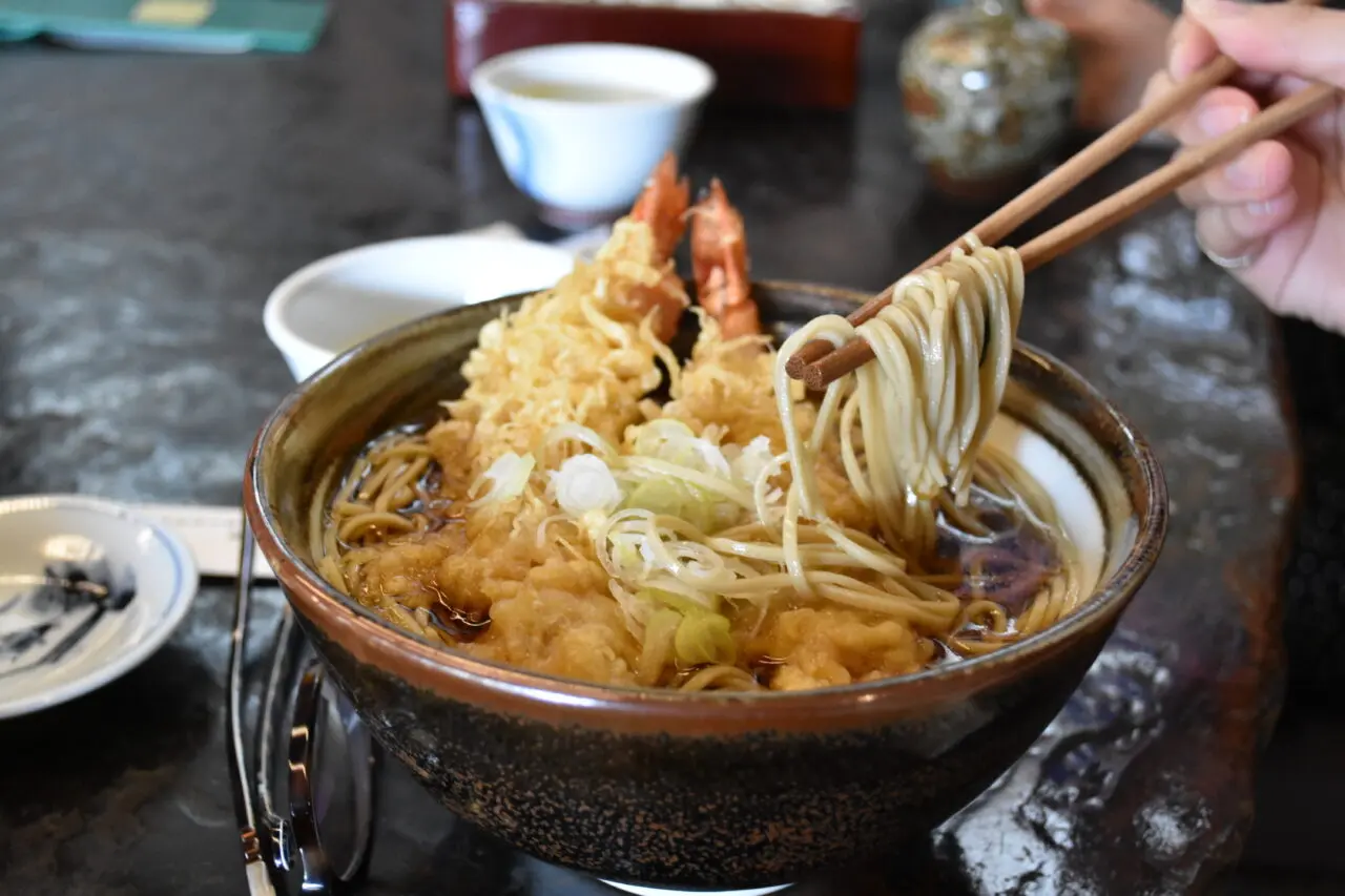 天ぷらそば