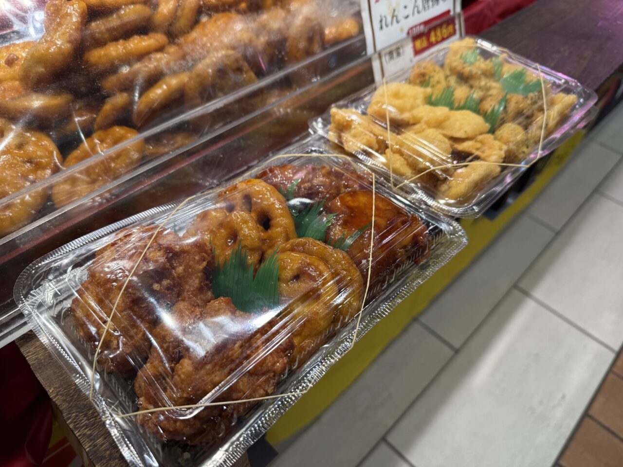 から揚げやれんこん唐揚げの盛り合わせパック