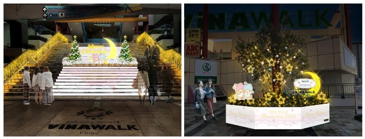 リトルツインスターズ、ビナウォークコラボクリスマスイベント