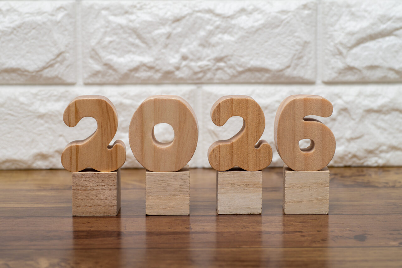 2026年をお知らせするロゴ