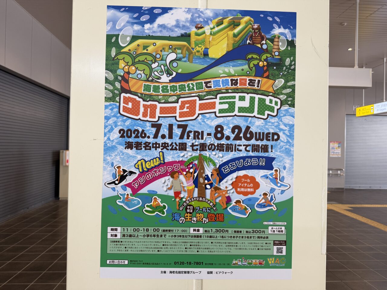 海老名中央公園「ウォーターランド」